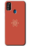 Galaxy M21 Kılıf HD Desen Baskılı Arka Kapak - Atom 