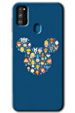 Galaxy M21 Kılıf HD Desen Baskılı Arka Kapak - Mickey 
