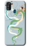 Galaxy M21 Kılıf HD Desen Baskılı Arka Kapak - Snake Friendship 