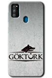 Galaxy M21 Kılıf HD Desen Baskılı Arka Kapak - Göktürk 