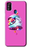 Galaxy M21 Kılıf HD Desen Baskılı Arka Kapak - Uzay Başlığı 