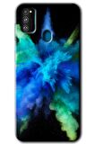 Galaxy M21 Kılıf HD Desen Baskılı Arka Kapak - Karışım 1 