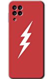 Galaxy M22 Kılıf HD Desen Baskılı Arka Kapak - Flash Logo 
