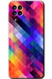Galaxy M22 Kılıf HD Desen Baskılı Arka Kapak - Multi Oblique 