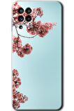 Galaxy M22 Kılıf HD Desen Baskılı Arka Kapak - Japon Çiçeği 