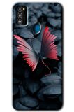 Galaxy M30s Kılıf HD Desen Baskılı Arka Kapak - Dark Butterfly 