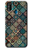 Galaxy M30s Kılıf HD Desen Baskılı Arka Kapak - Mandala Desen 