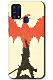 Galaxy M31 Kılıf HD Desen Baskılı Arka Kapak - Dragon Hunter 1 