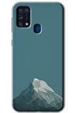 Galaxy M31 Kılıf HD Desen Baskılı Arka Kapak - Alone Mountain 