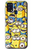 Galaxy M31 Kılıf HD Desen Baskılı Arka Kapak - Minion Ordusu 