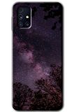 Galaxy M31s Kılıf HD Desen Baskılı Arka Kapak - Gece Galaksi 