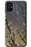 Galaxy M31s Kılıf HD Desen Baskılı Arka Kapak - Branches Flowers 