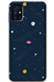 Galaxy M31s Kılıf HD Desen Baskılı Arka Kapak - Çizim Gezegen 