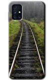 Galaxy M31s Kılıf HD Desen Baskılı Arka Kapak - Tren Yolu 