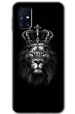 Galaxy M31s Kılıf HD Desen Baskılı Arka Kapak - King Lion 