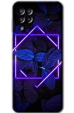 Galaxy M32 Kılıf HD Desen Baskılı Arka Kapak - Mekanik Yaprak 5 