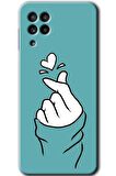 Galaxy M32 Kılıf HD Desen Baskılı Arka Kapak - Mutluluk 