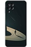 Galaxy M32 Kılıf HD Desen Baskılı Arka Kapak - Space Planet 