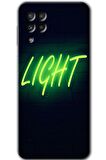 Galaxy M32 Kılıf HD Desen Baskılı Arka Kapak - Neon İnscription 