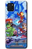 Galaxy Note 10 Lite Kılıf HD Desen Baskılı Arka Kapak - Avengers Cartoon 