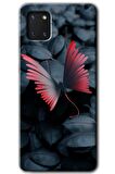 Galaxy Note 10 Lite Kılıf HD Desen Baskılı Arka Kapak - Dark Butterfly 