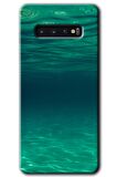 Galaxy S10 Kılıf HD Desen Baskılı Arka Kapak - Derin Deniz 