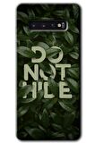 Galaxy S10 Kılıf HD Desen Baskılı Arka Kapak - Do Not Hide 