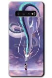 Galaxy S10 Kılıf HD Desen Baskılı Arka Kapak - Dragon Snake 