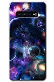Galaxy S10 Kılıf HD Desen Baskılı Arka Kapak - Gezegen Karışımı 