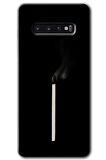 Galaxy S10 Kılıf HD Desen Baskılı Arka Kapak - Sönmüş Kibrit 