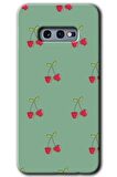 Galaxy S10e Kılıf HD Desen Baskılı Arka Kapak - Kiraz Berry 