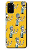 Galaxy S20 Kılıf HD Desen Baskılı Arka Kapak - Rick Felsefesi 