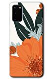 Galaxy S20 Kılıf HD Desen Baskılı Arka Kapak - Portakal Çiçeği 