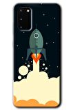 Galaxy S20 Kılıf HD Desen Baskılı Arka Kapak - Space Smoke 