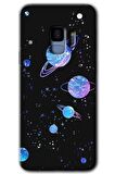 Galaxy S9 Kılıf HD Desen Baskılı Arka Kapak - Samanyolu Galaksi 