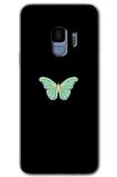 Galaxy S9 Kılıf HD Desen Baskılı Arka Kapak - Butterfly Tree 