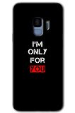 Galaxy S9 Kılıf HD Desen Baskılı Arka Kapak - For You 