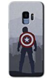 Galaxy S9 Kılıf HD Desen Baskılı Arka Kapak - Captain Avenger 