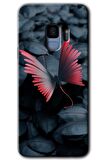 Galaxy S9 Kılıf HD Desen Baskılı Arka Kapak - Dark Butterfly 