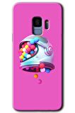 Galaxy S9 Kılıf HD Desen Baskılı Arka Kapak - Uzay Başlığı 