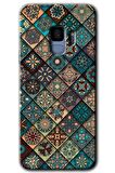Galaxy S9 Kılıf HD Desen Baskılı Arka Kapak - Mandala Desen 