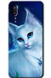 Galaxy A02 Kılıf HD Desen Baskılı Arka Kapak - Cat Glance 