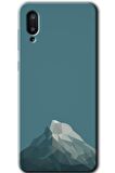 Galaxy A02 Kılıf HD Desen Baskılı Arka Kapak - Alone Mountain 