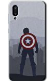 Galaxy A02 Kılıf HD Desen Baskılı Arka Kapak - Captain Avenger 