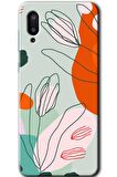 Galaxy A02 Kılıf HD Desen Baskılı Arka Kapak - Vektör Çiçekler 