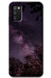 Galaxy A02s Kılıf HD Desen Baskılı Arka Kapak - Gece Galaksi 