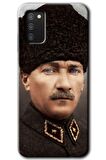 Galaxy A02s Kılıf HD Desen Baskılı Arka Kapak - Başkomutan Atatürk 