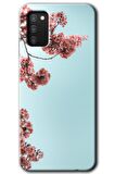 Galaxy A02s Kılıf HD Desen Baskılı Arka Kapak - Japon Çiçeği 