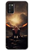 Galaxy A02s Kılıf HD Desen Baskılı Arka Kapak - Wings of Power 