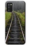 Galaxy A02s Kılıf HD Desen Baskılı Arka Kapak - Tren Yolu 